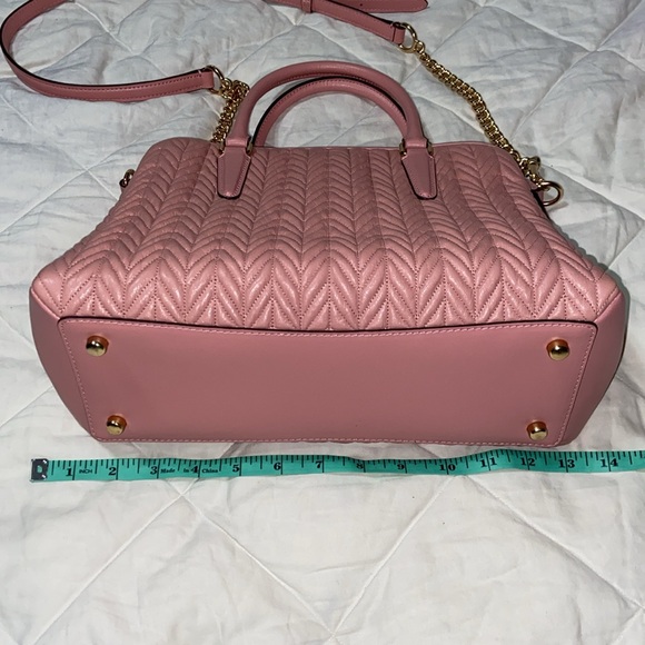 RARE nwot Coach Sage Carryall Quilted pink crossbody satchel bag F73062 - Picture 11 of 15
